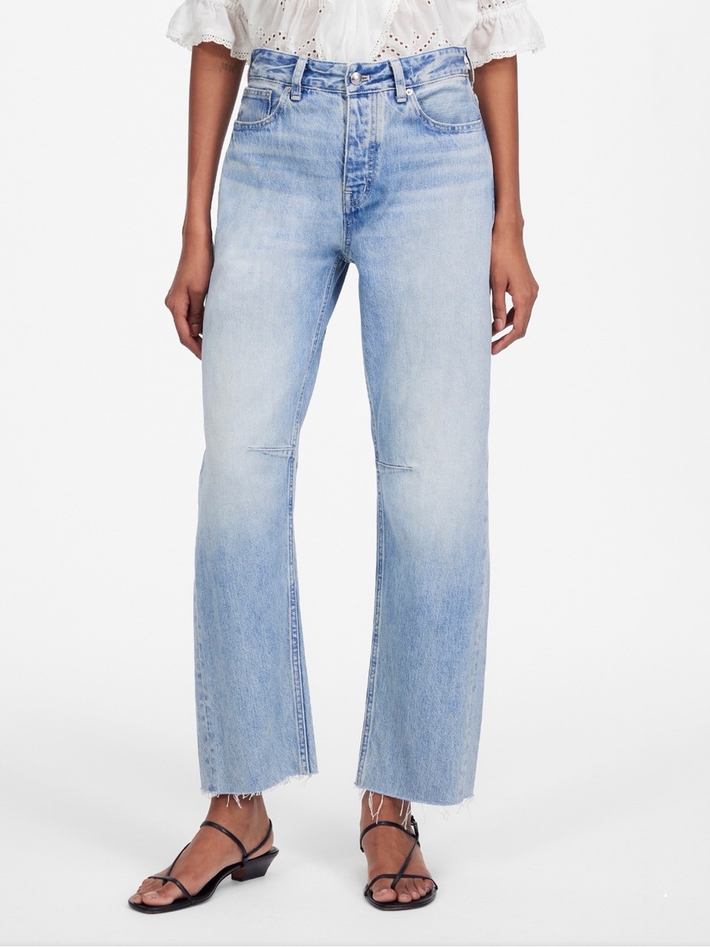 Madewell The Darted Barrel-Leg Jean